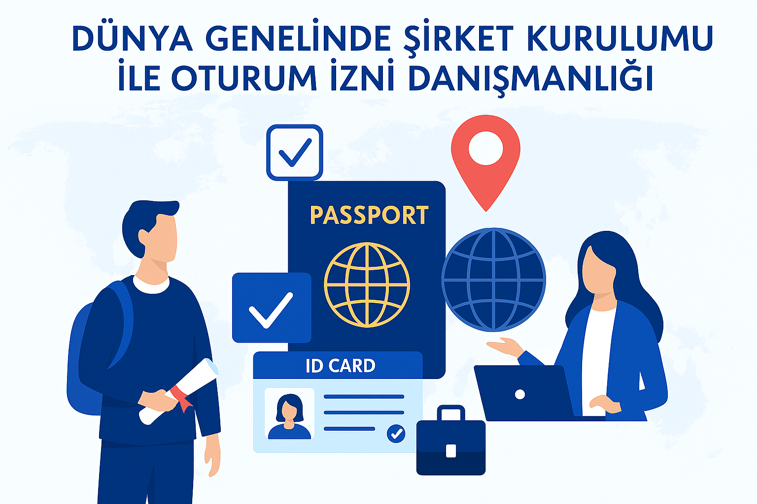 Dünya Genelinde Şirket Kurulumu ile Oturum İzni Danışma